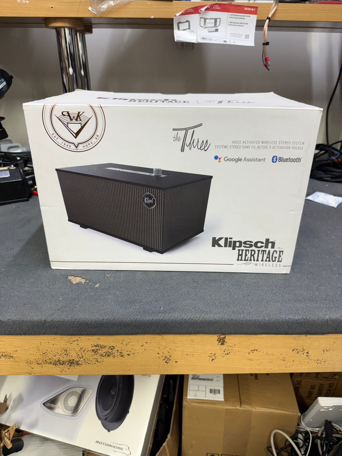 Klipsch The Three with Google Assistant - Matte Black - OPEN BOX