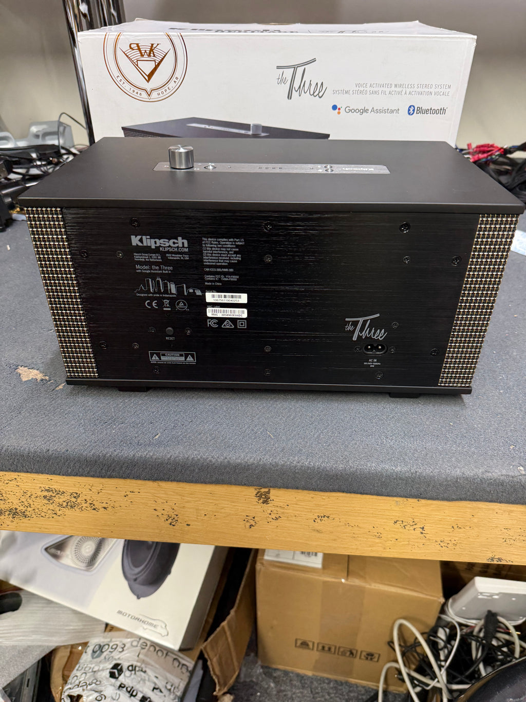 Klipsch The Three with Google Assistant - Matte Black - OPEN BOX
