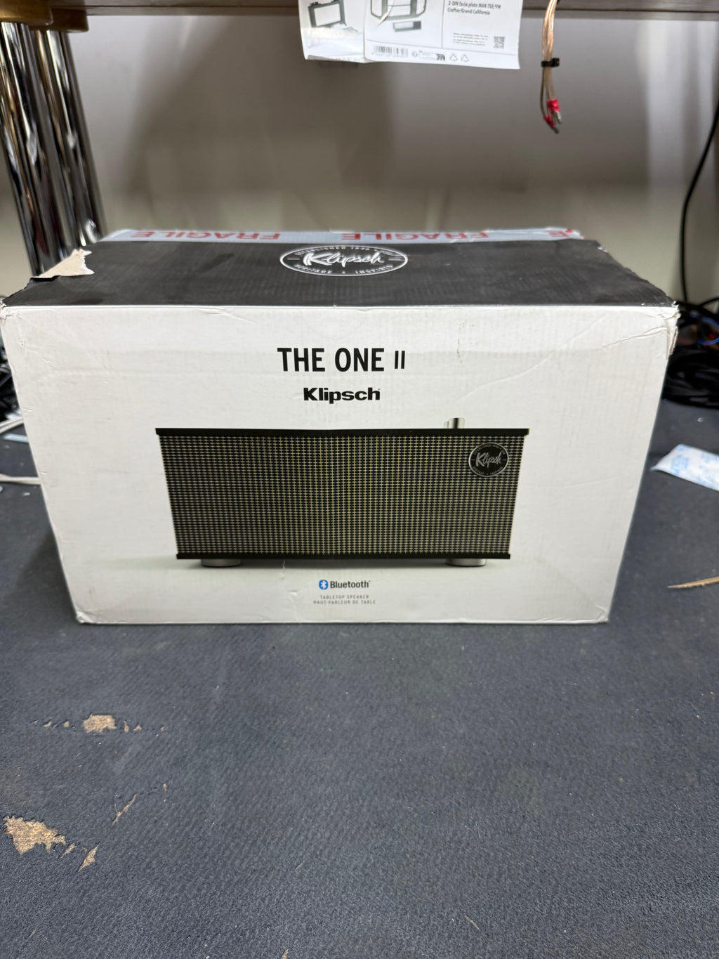 Klipsch The One II - Premium Bluetooth Tabletop Speaker System - Black - OPEN BOX
