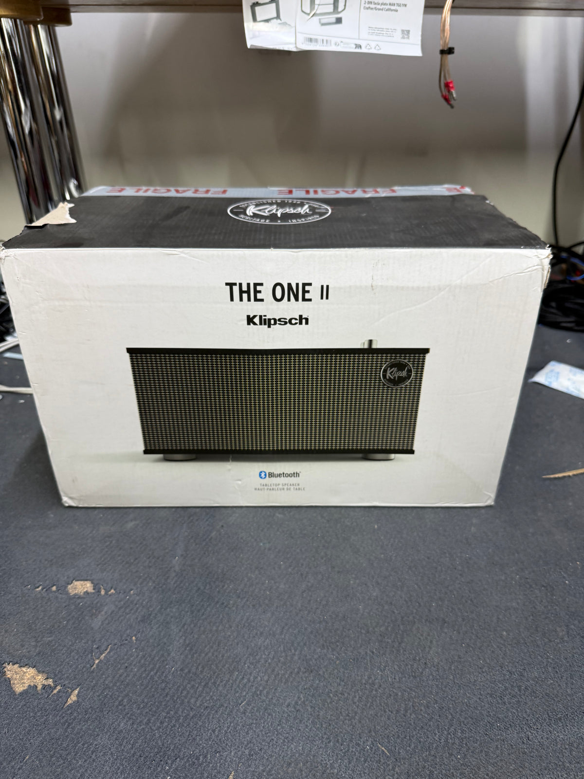 Klipsch The One II - Premium Bluetooth Tabletop Speaker System - Black - OPEN BOX