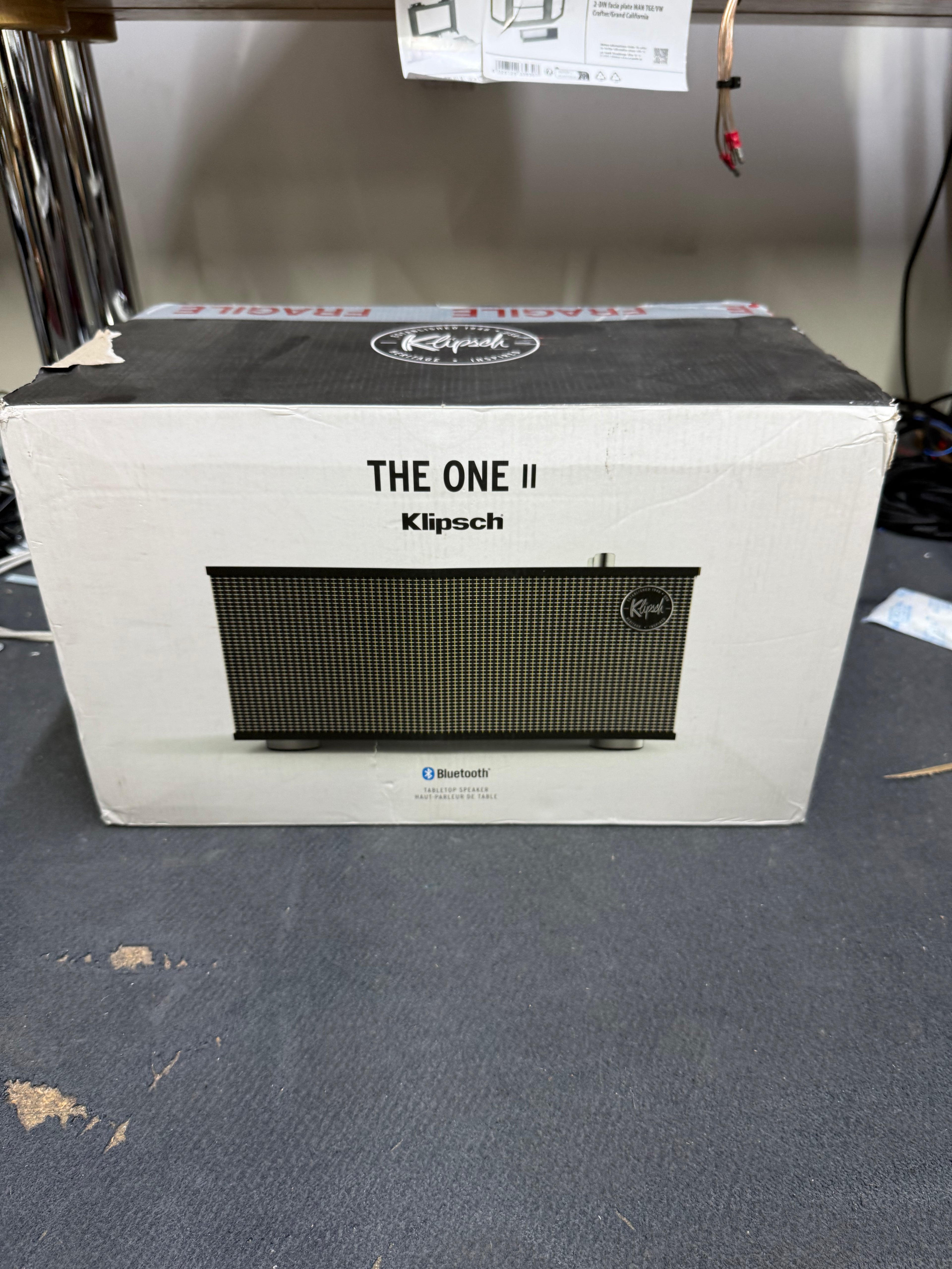 Klipsch The One II - Premium Bluetooth Tabletop Speaker System - Black - OPEN BOX