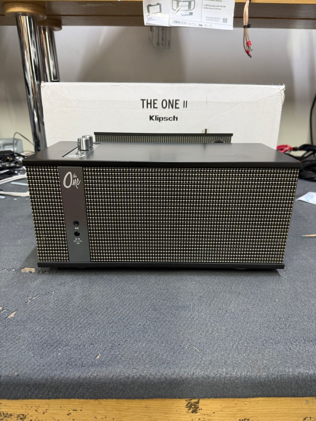 Klipsch The One II - Premium Bluetooth Tabletop Speaker System - Black - OPEN BOX