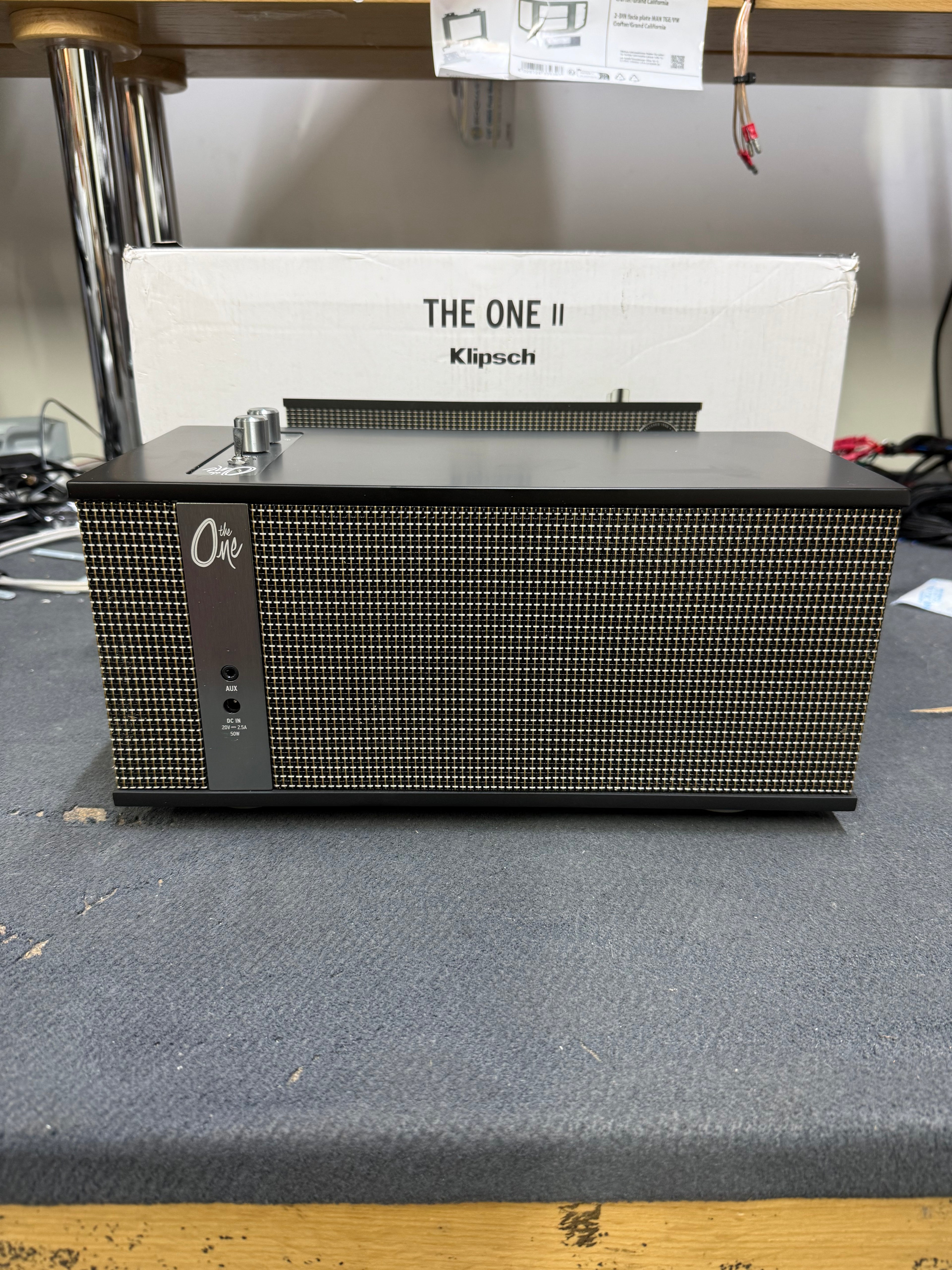Klipsch The One II - Premium Bluetooth Tabletop Speaker System - Black - OPEN BOX