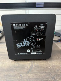 Kanto SUB8 MKII 8-inch Sealed Powered Subwoofer - Matte Black - OPEN BOX