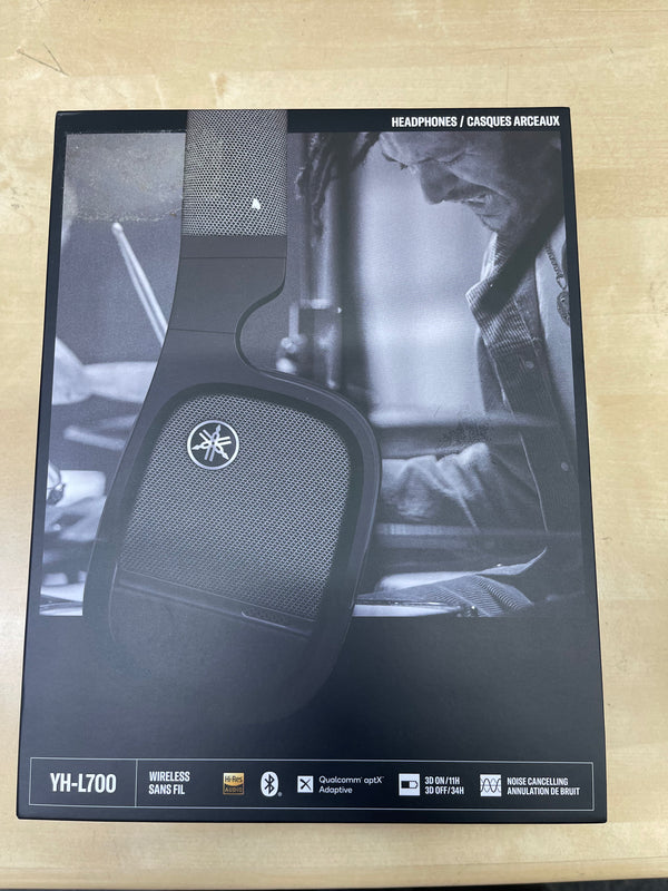 Yamaha YH-L700A Wireless Over-Ear Advanced ANC Headphones - Black - EX DEMO