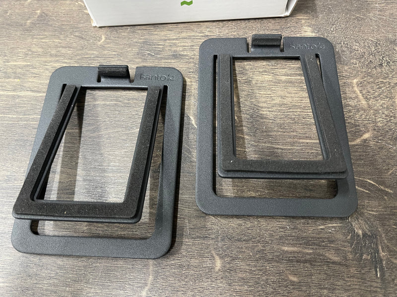 Kanto Audio S2 - Desktop Speaker Stands (Pair) - Aluminium Black - OPEN BOX