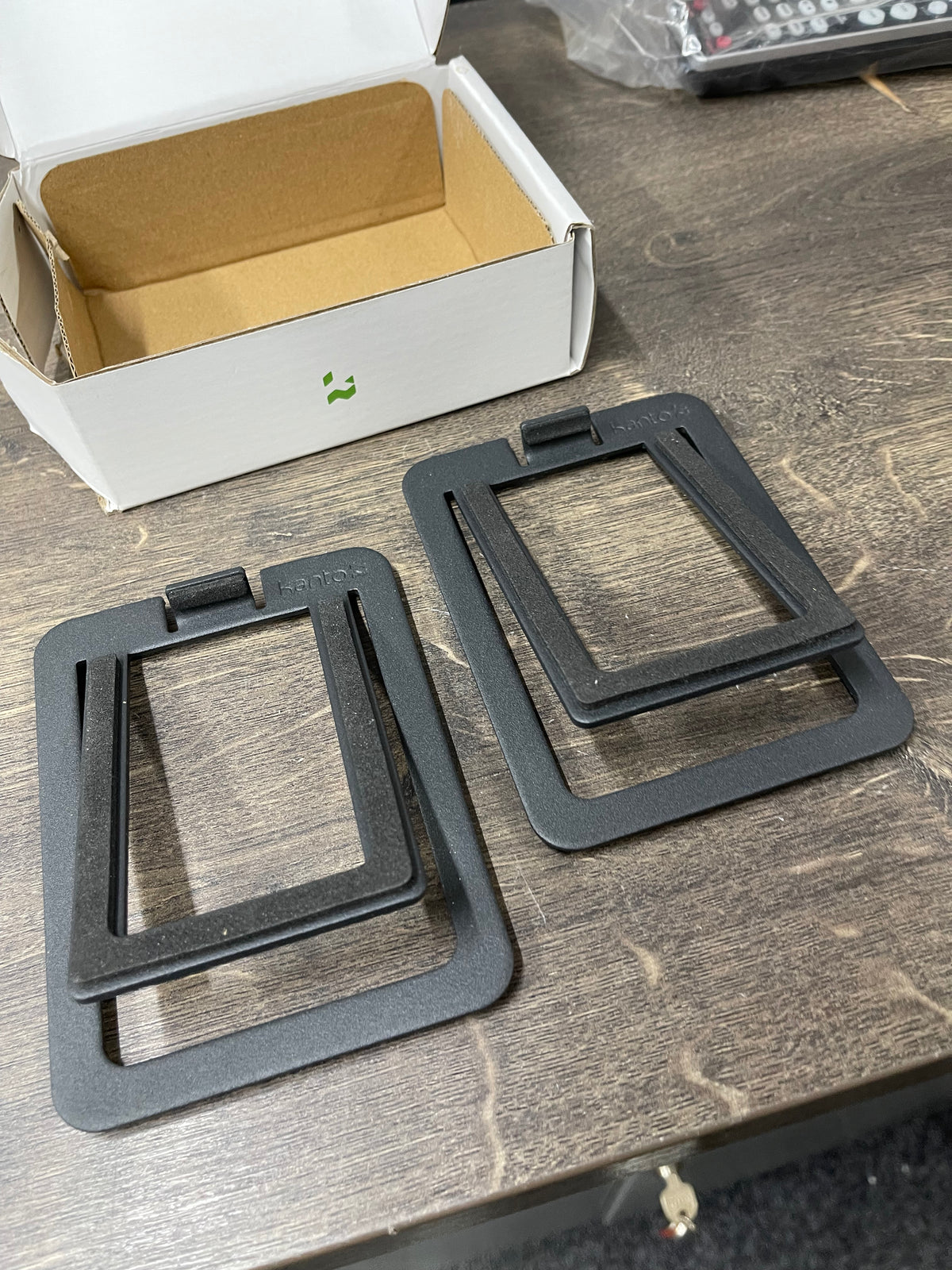 Kanto Audio S2 - Desktop Speaker Stands (Pair) - Aluminium Black - OPEN BOX