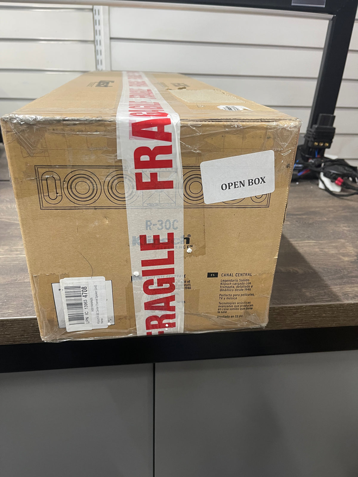 Klipsch R-30C Centre Speaker - Open Box