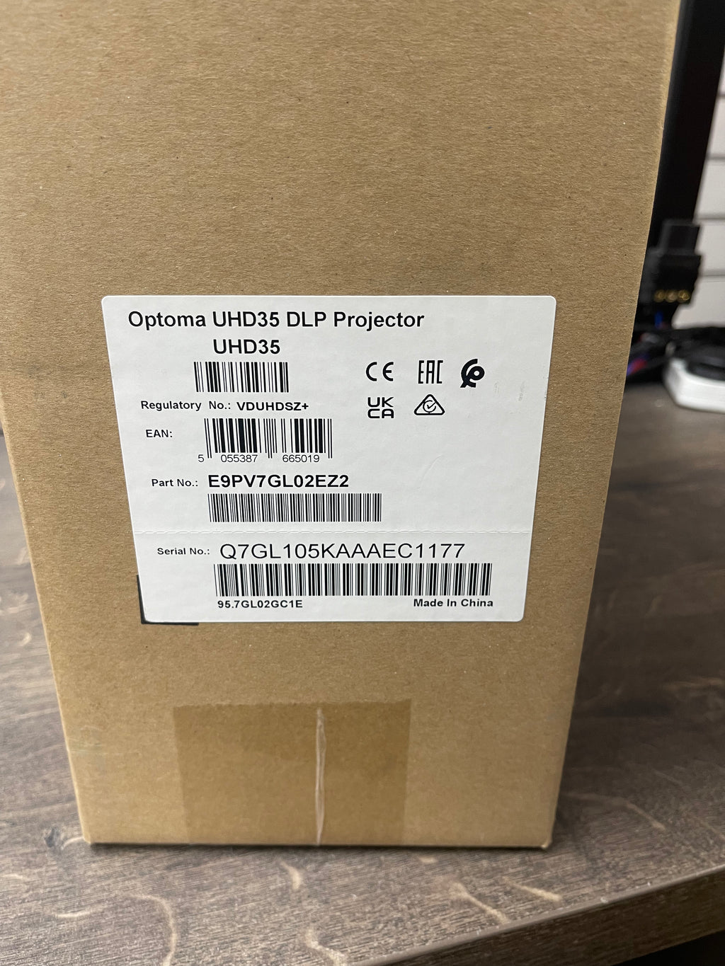 Optoma UHD35 UHD 4k HDR 240Hz Projector - OPEN BOX