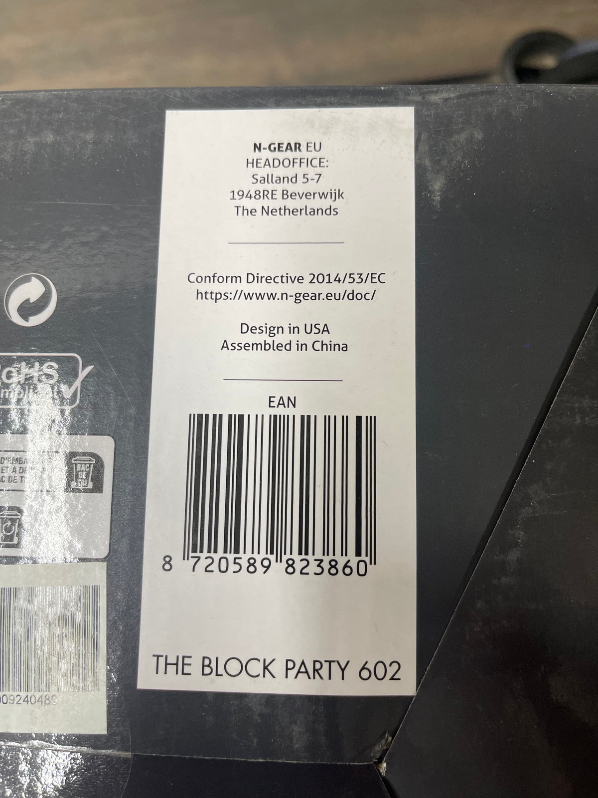 N-Gear The Block Party 602 - OPEN BOX