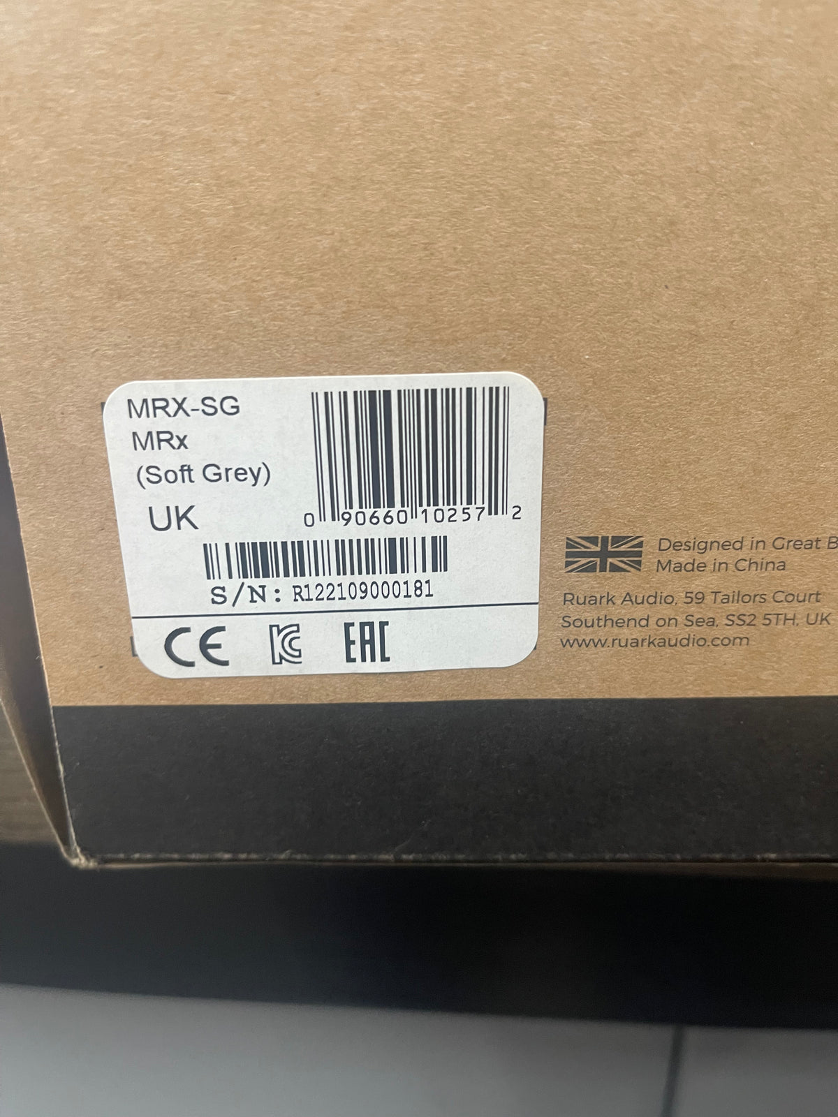 Ruark Audio MRx Connected Wireless Speaker - Soft Grey - OPEN BOX