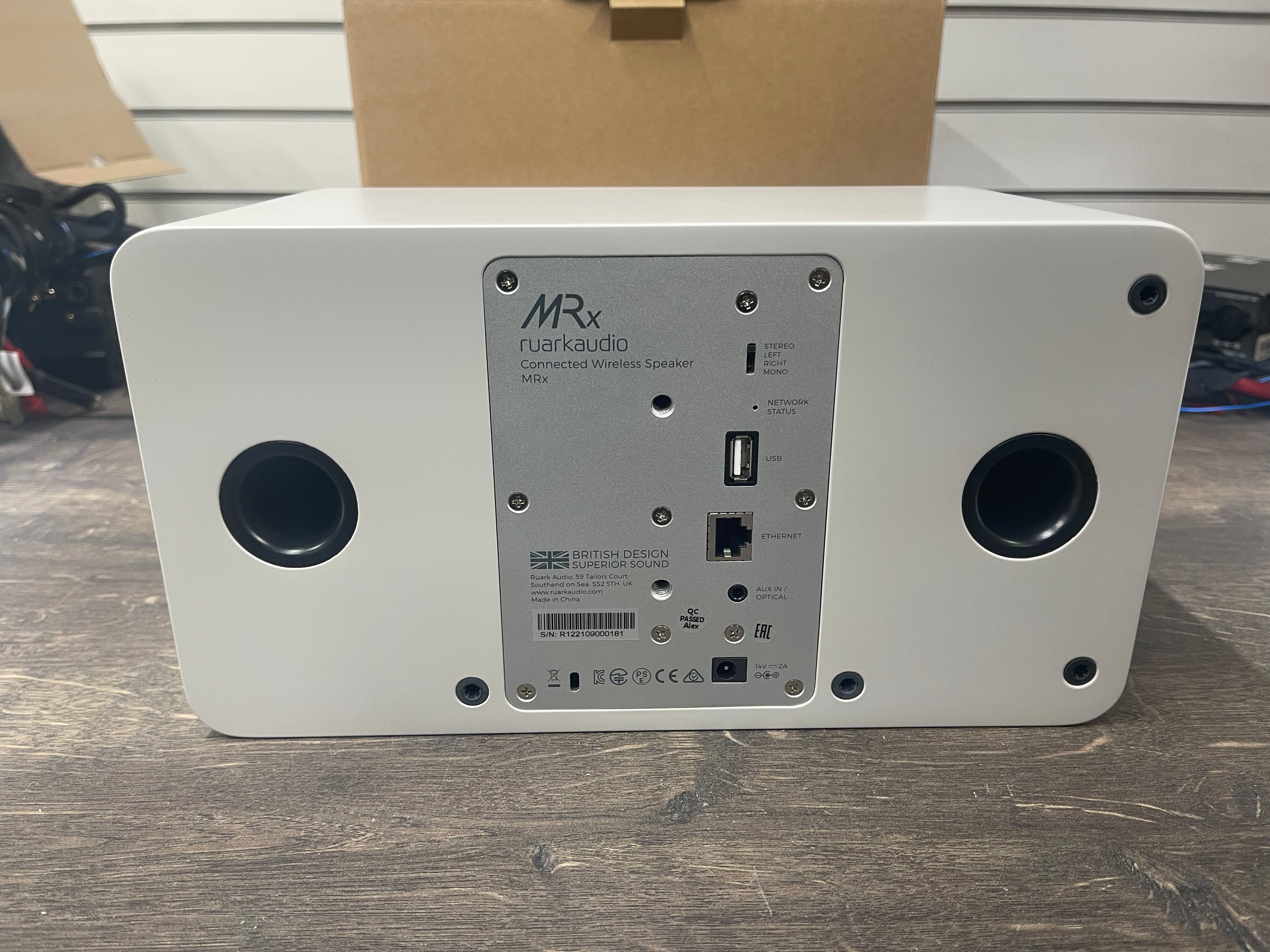 Ruark Audio MRx Connected Wireless Speaker - Soft Grey - OPEN BOX
