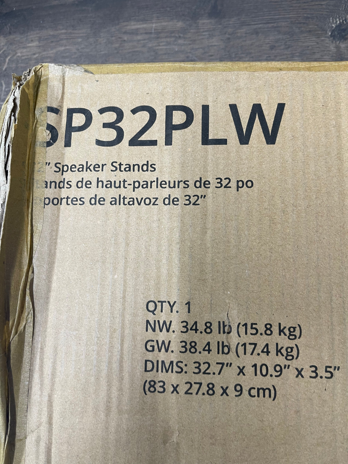 Kanto Audio SP32 - SP Series 32" Speaker Floor Stands in Matte White - OPEN BOX