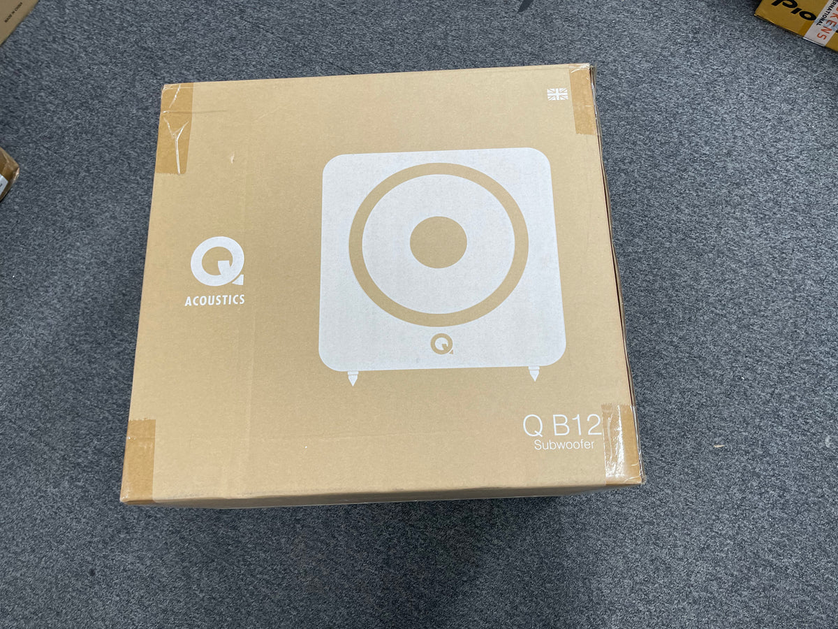 Q Acoustics QB12 - Subwoofer with 12" Driver - Gloss Black - OPEN BOX