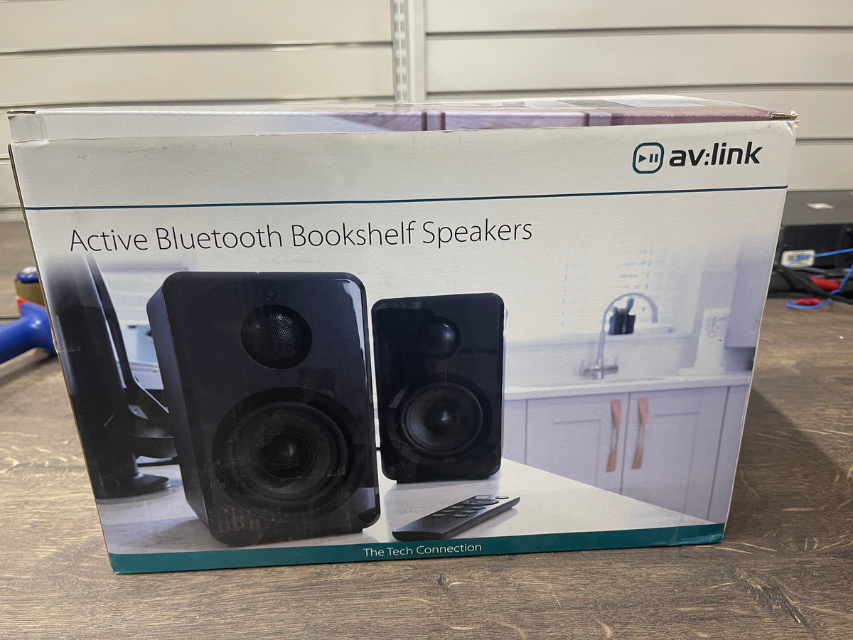 Av Link Active Bluetooth Speakers - Black - EX DEMO
