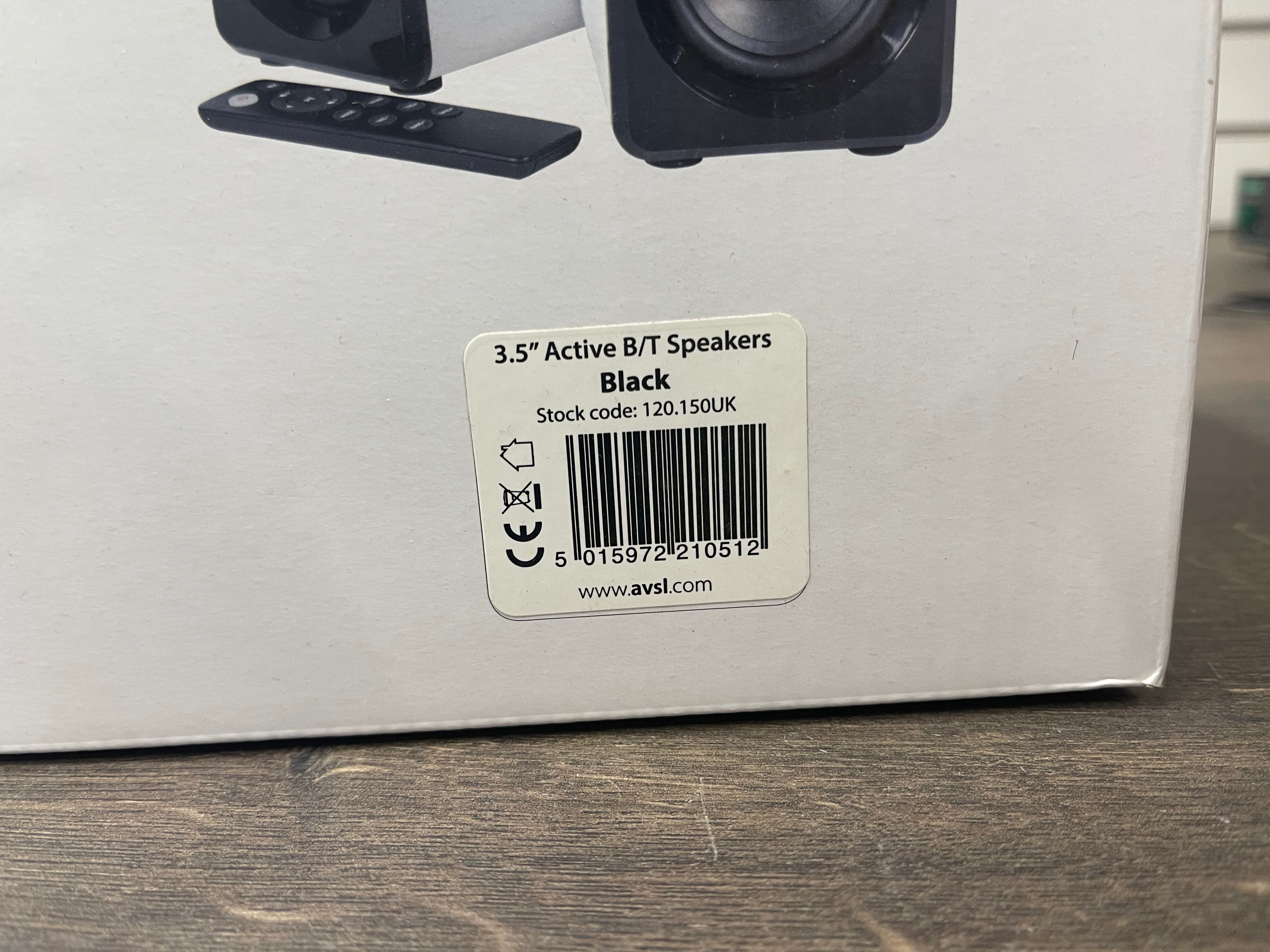 Av Link Active Bluetooth Speakers - Black - EX DEMO
