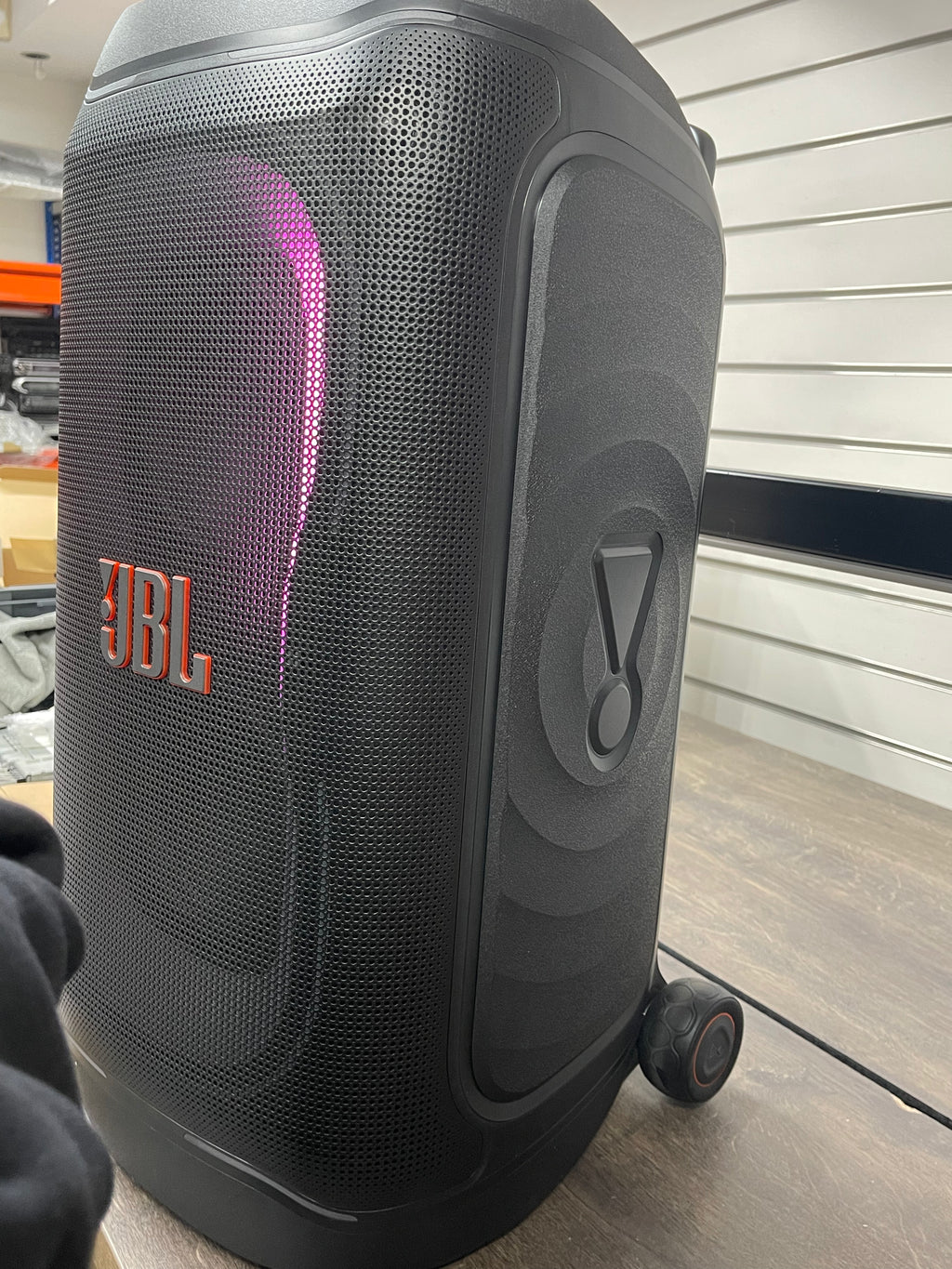 JBL PartyBox 330 - Portable Bluetooth Party Speaker with Lights – Black - OPEN BOX