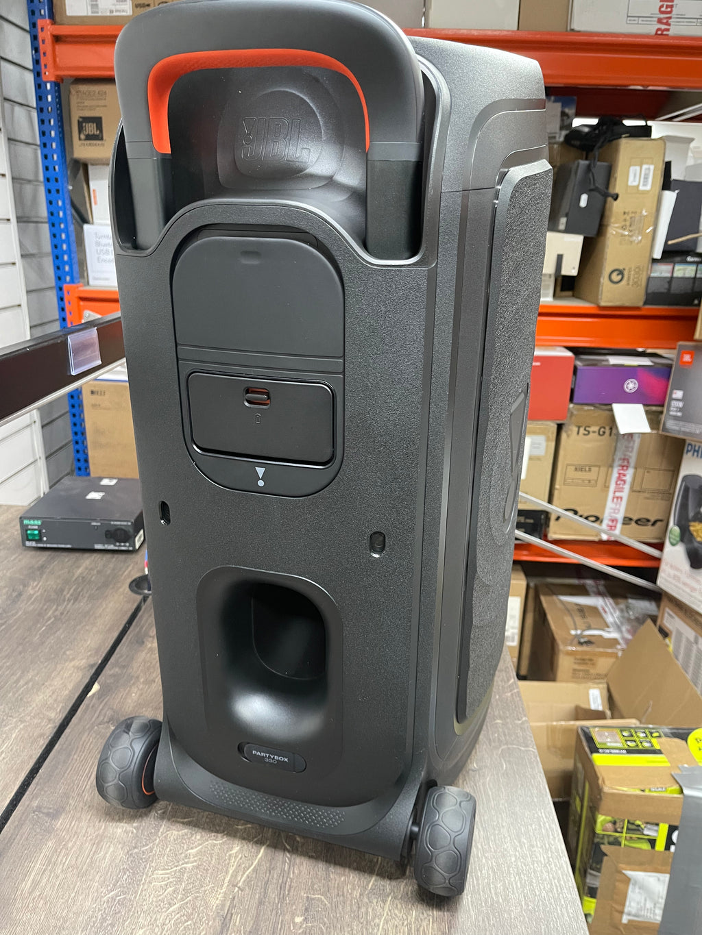 JBL PartyBox 330 - Portable Bluetooth Party Speaker with Lights – Black - OPEN BOX