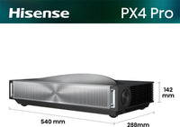 Hisense PX4 PRO DLP Tri Laser 4K Ultra Short Throw Projector