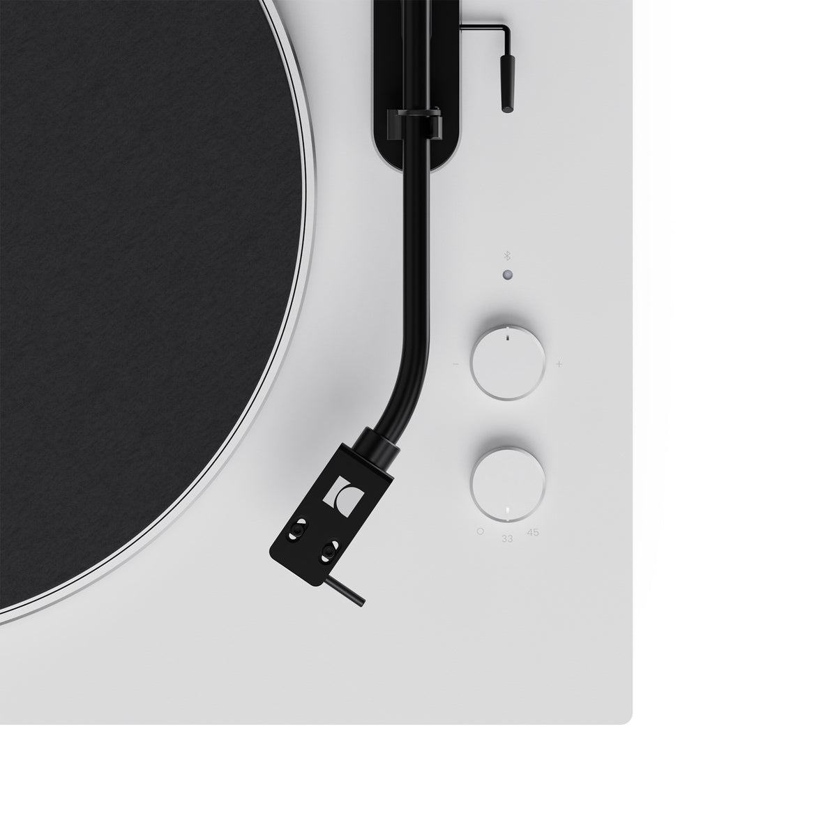 Kanto OBI3 (Gen.2) Turntable with Bluetooth 5.3, Preamp, and Pitch Control - Matte White