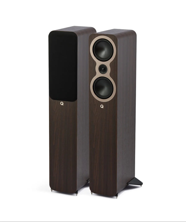 Q Acoustics 3040c Floorstanding Speakers (Pair) - Claro Walnut