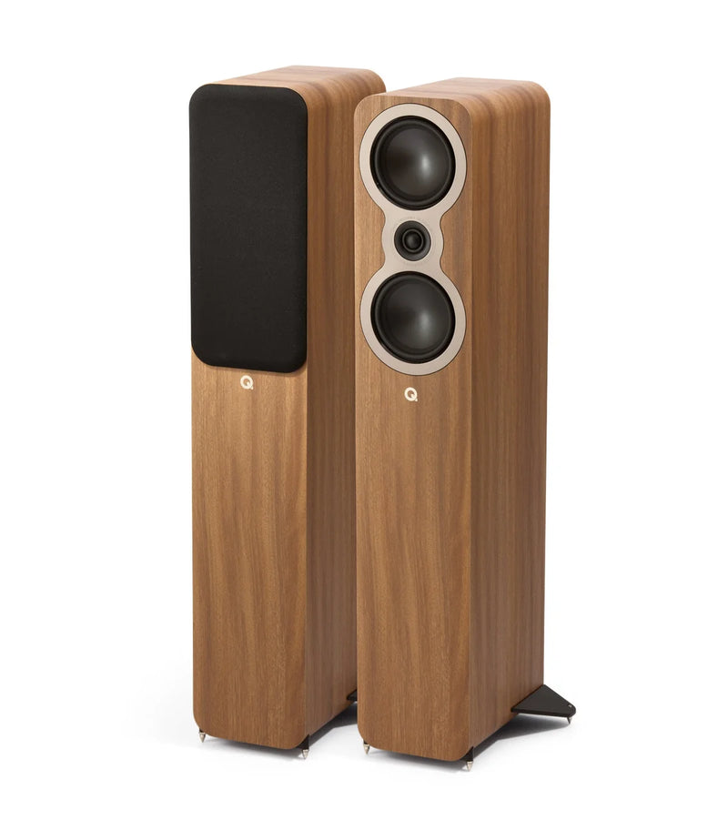 Q Acoustics 3040c Floorstanding Speakers (Pair) - Pin Oak