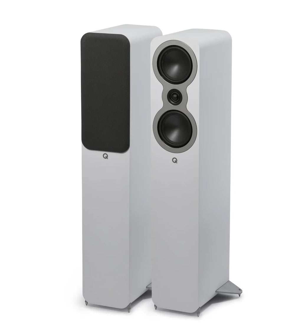 Q Acoustics 3040c Floorstanding Speakers (Pair) - Satin White