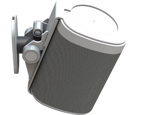UK Designed White Wall Mount - Security Lock Tilt & Swivel
