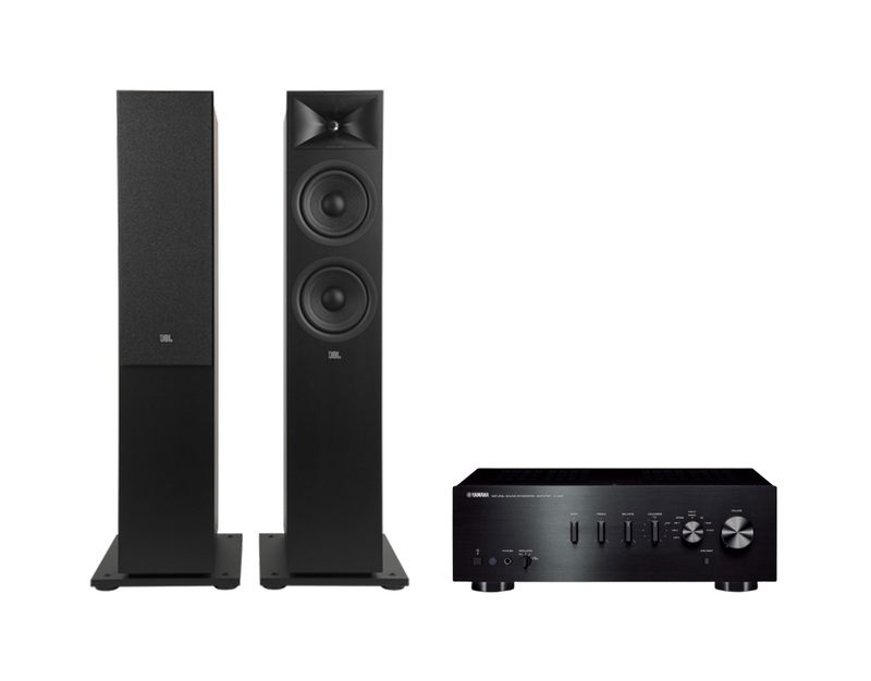 Yamaha A-S301 Hi-Fi Stereo Amplifier + JBL Stage 260F Floor Standing Speakers Package and 5 metres Classic 79 Strand