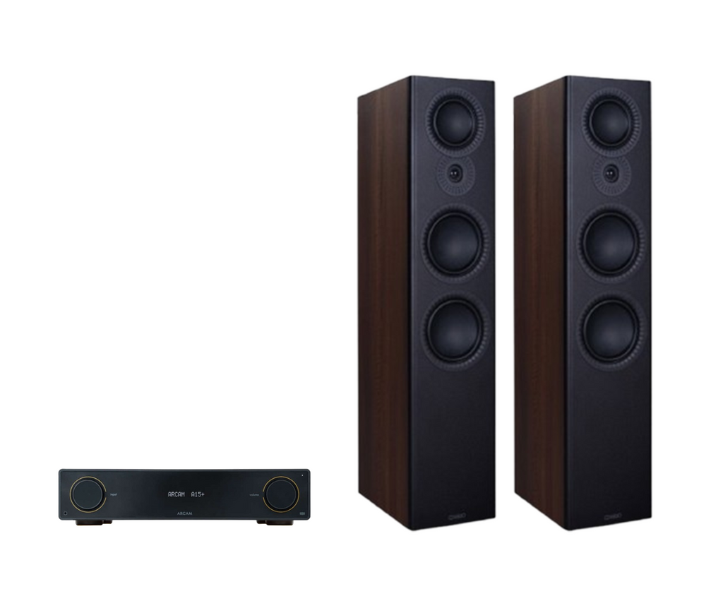 ARCAM A15+ Radia Plus Amplifier + Mission LX-6 MKII Floor Standing Speakers Package and 5 metres Classic 79 Strand