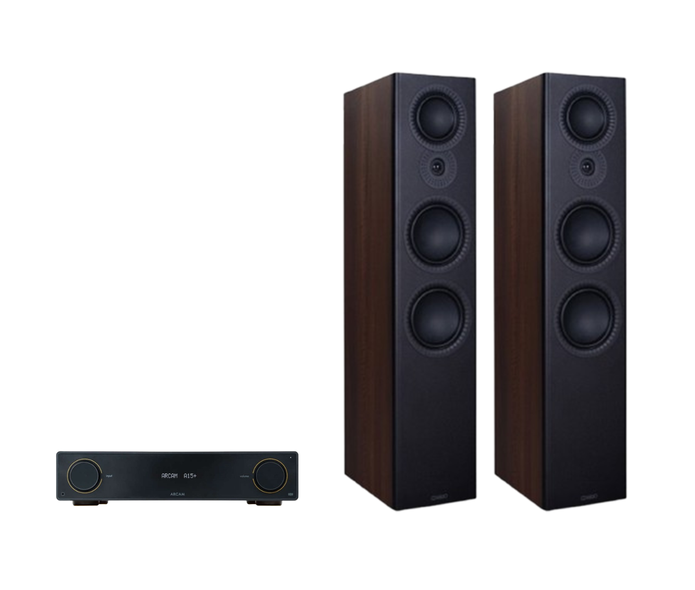 ARCAM A15+ Radia Plus Amplifier + Mission LX-6 MKII Floor Standing Speakers Package and 5 metres Classic 79 Strand