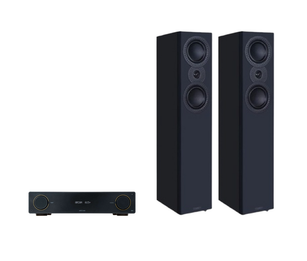 ARCAM A15+ Radia Plus Amplifier + Mission LX-5 MKII Floor Standing Speakers Package and 5 metres Classic 79 Strand