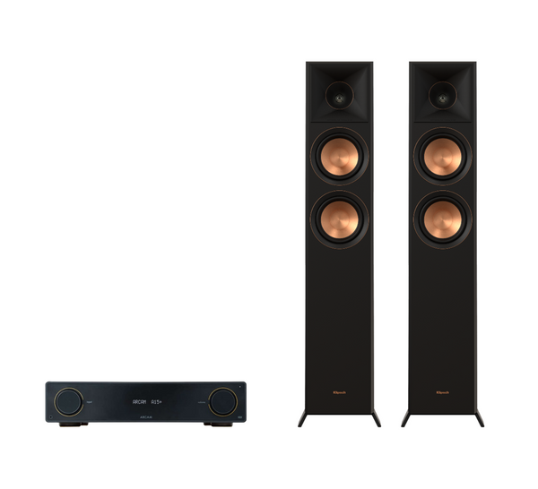 ARCAM A15+ Radia Plus Amplifier + Klipsch RP-6000F II Floor Standing Speakers Package and 5 metres Classic 79 Strand