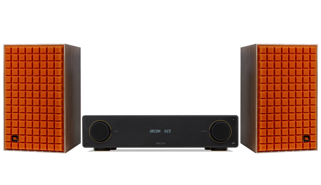 ARCAM Radia A15 Amplifier + JBL L82 Classic MK2 Speakers and Classic 79 Strand 5 metres