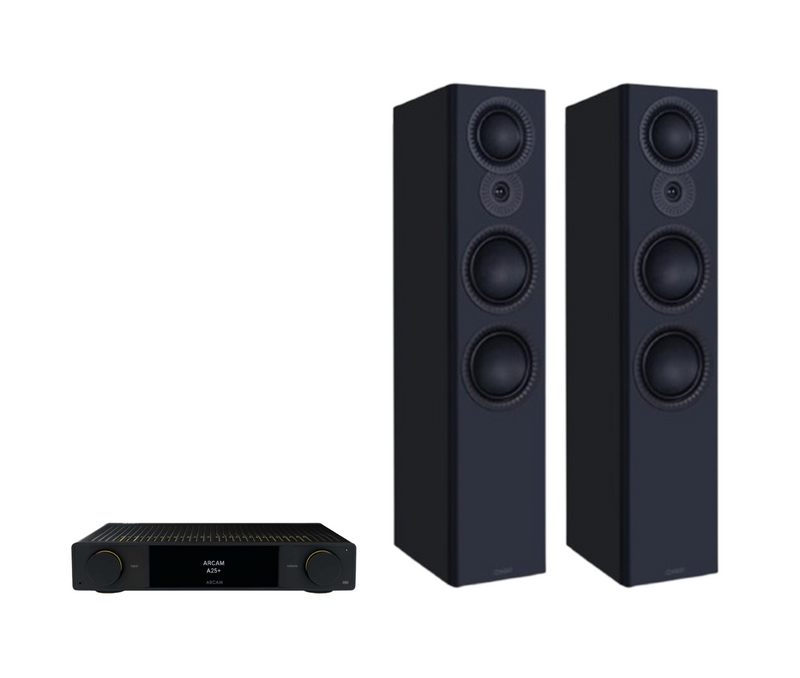 ARCAM A25+ Radia Plus Amplifier + Mission LX-6 MKII Floor Standing Speakers Package and 5 metres Classic 79 Strand