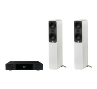 ARCAM A25+ Radia Plus Amplifier + Q Acoustics 5040 Floor Standing Speakers Package and 5 metres Classic 79 Strand