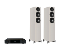 ARCAM A25+ Radia Plus Amplifier + Wharfedale Diamond 12.3i Floor Standing Speakers Package and 5 metres Classic 79 Strand