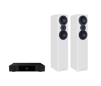 ARCAM A25+ Radia Plus Amplifier + Mission LX-4 MKII Floor Standing Speakers Package and 5 metres Classic 79 Strand