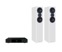 ARCAM A25+ Radia Plus Amplifier + Mission LX-5 MKII Floor Standing Speakers Package and 5 metres Classic 79 Strand