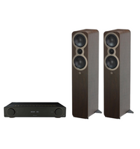 ARCAM A5+ Radia Plus Amplifier + Q Acoustics 3050c Floor Standing Speakers Package and 5 metres Classic 79 Strand