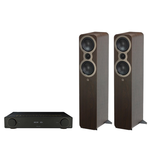 ARCAM A5+ Radia Plus Amplifier + Q Acoustics 3050c Floor Standing Speakers Package and 5 metres Classic 79 Strand