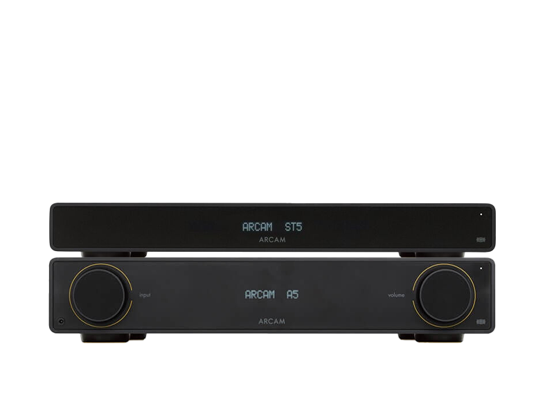 ARCAM Radia A5 Amplifier + ARCAM Radia ST5 Network Streamer