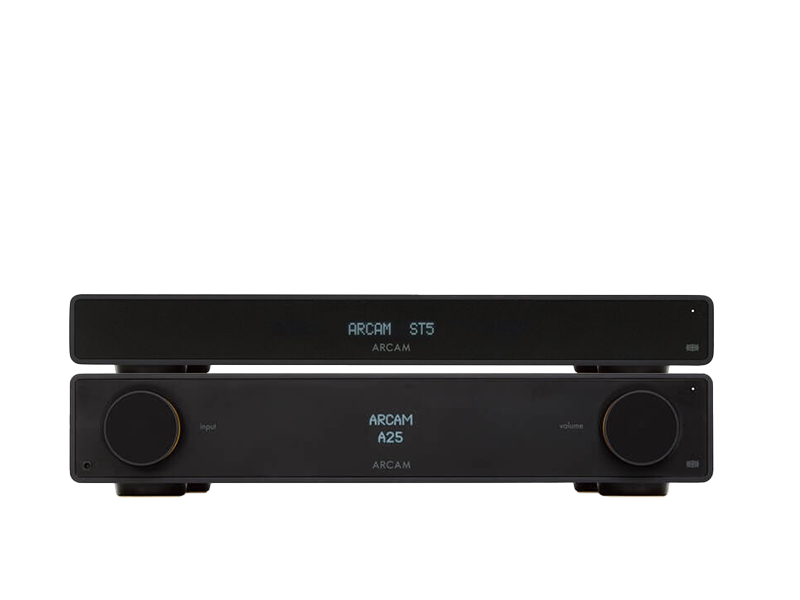 ARCAM Radia A25 Amplifier + ARCAM Radia ST5 Network Streamer