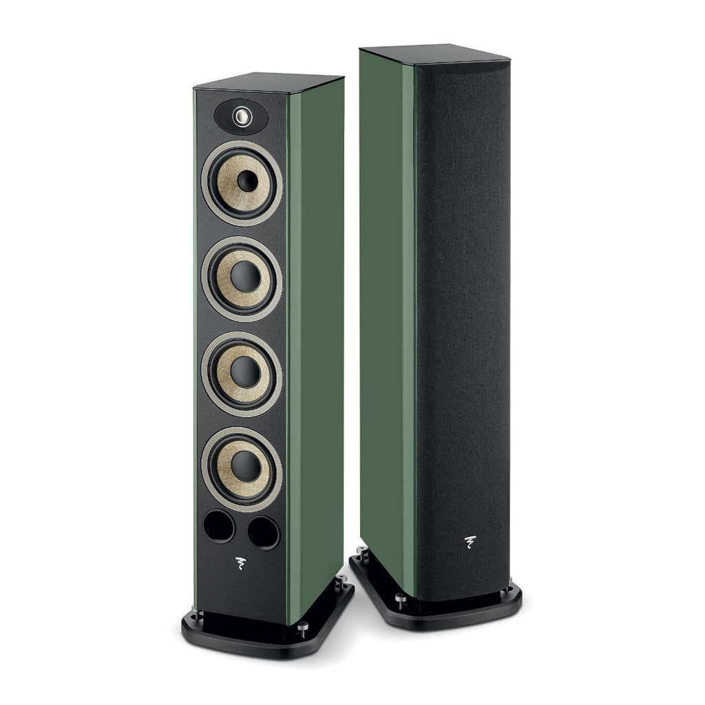Focal Aria Evo X N3 - 3-Way Floorstanding Speakers - Moss Green High Gloss