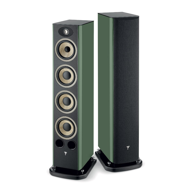 Focal Aria Evo X N3 - 3-Way Floorstanding Speakers - Moss Green High Gloss