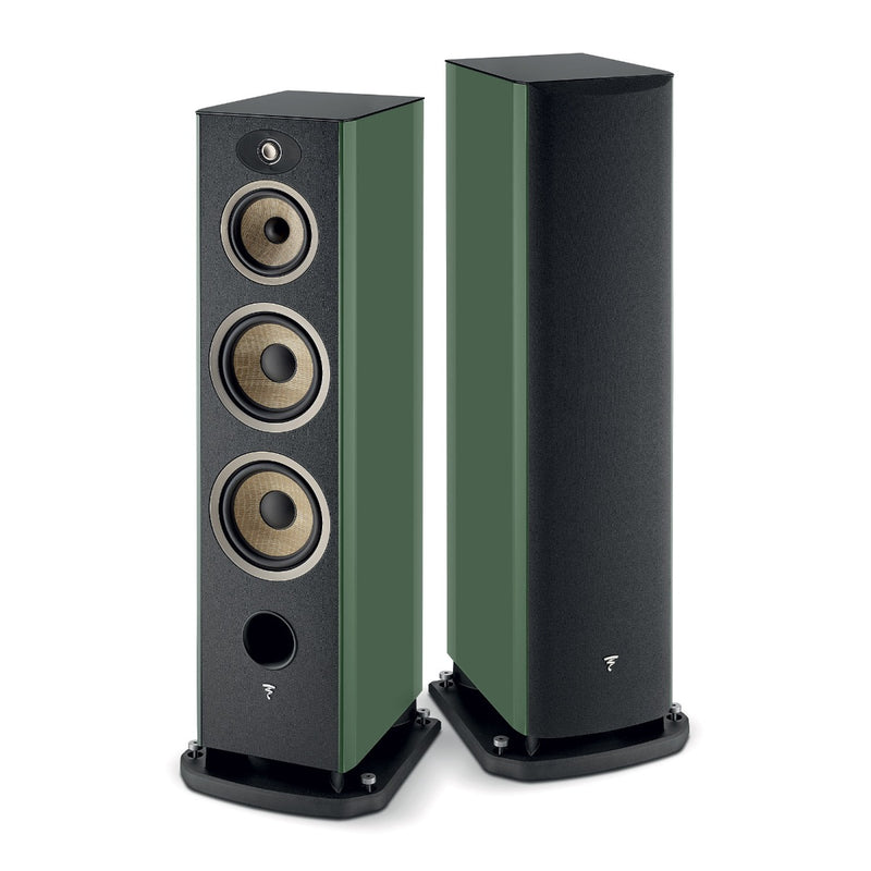 Focal Aria Evo X N4 - 3-Way Floorstanding Speakers - Moss Green High Gloss