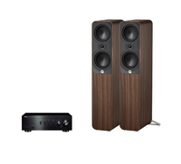 Yamaha A-S301 Hi-Fi Stereo Amplifier + Q Acoustics 5050 Floor Standing Speakers Package and 5 metres Classic 79 Strand