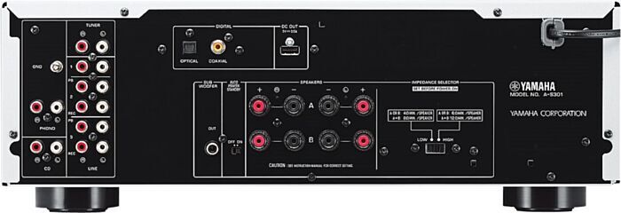 Yamaha A-S301 Hi-Fi Stereo Amplifier + Q Acoustics 3050c Floor Standing Speakers Package and 5 metres Classic 79 Strand