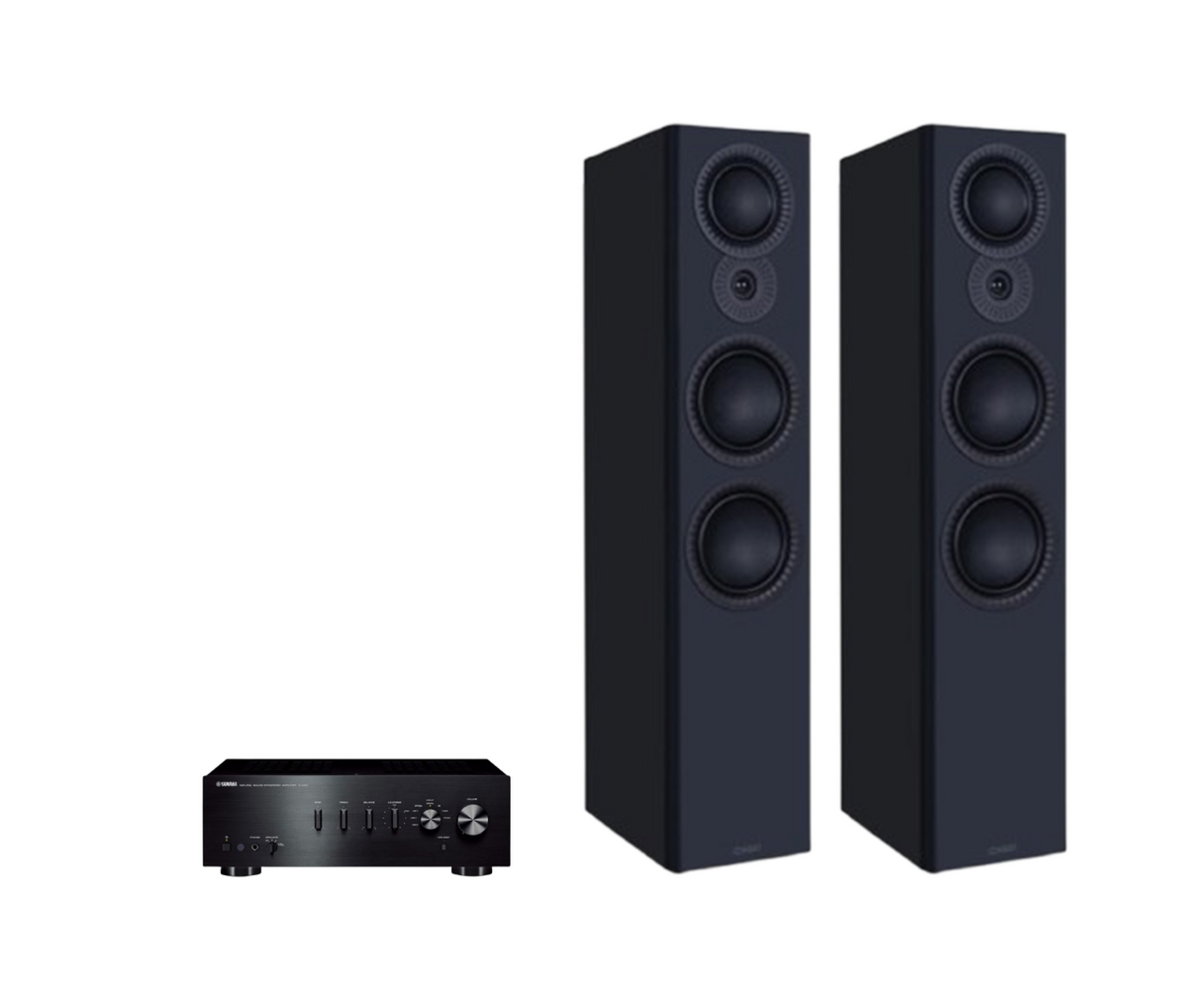 Yamaha A-S501 Hi-Fi Stereo Amplifier + Mission LX-6 MKII Floor Standing Speakers Package and 5 metres Classic 79 Strand