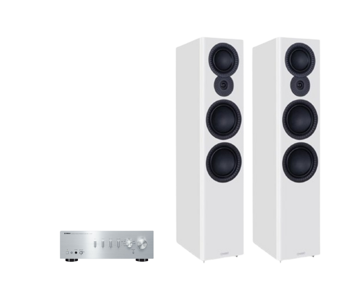 Yamaha A-S501 Hi-Fi Stereo Amplifier + Mission LX-6 MKII Floor Standing Speakers Package and 5 metres Classic 79 Strand